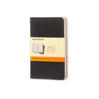 MOLESKINE Notizheft Cahier A6 704895 liniert, schwarz 3...