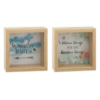 ROOST Spardose Sprüche 10032462 ass. 14x14x6cm