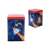 I-TOTAL Sparkasse mit Schloss XL2285 Space adventure