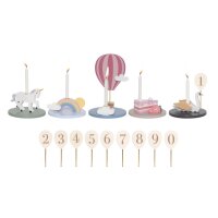 JABADABADO Geburtstagsdekoration 33cm T297 Regenbogen...