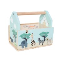 JABADABADO Go on safari W7180 2 Autos, 9 Tiere, 12 Strassen