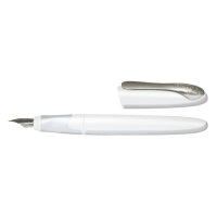 ONLINE Füllhalter Air M 20145/3D Air Pearl silver blau