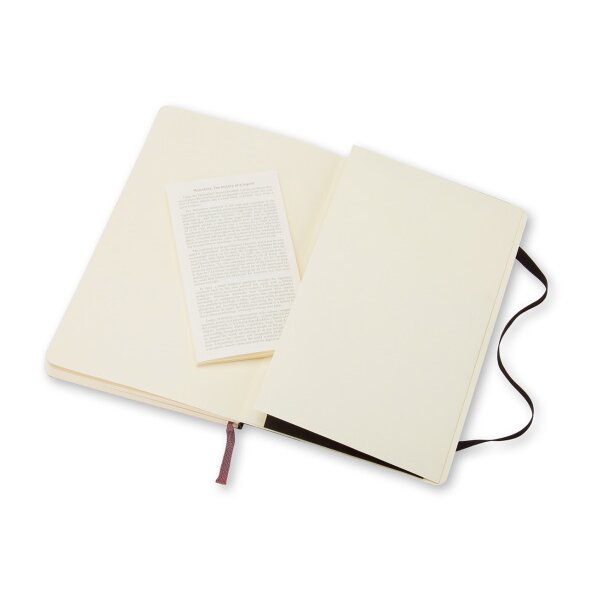MOLESKINE Carnet Classic SC Large 883707162 noir, lign&eacute; 192 feuil.