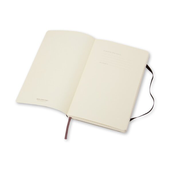 MOLESKINE Carnet Soft A5 718-6 quadrillé noir