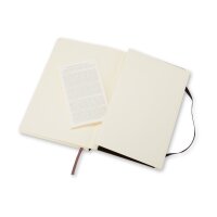 MOLESKINE Carnet Soft A5 718-6 quadrillé noir