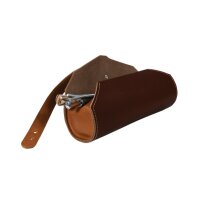 ONLINE Etui en cuir brown 41077 19x6cm