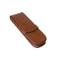 ONLINE Etui en cuir Brown 41049 pour 2 stylo