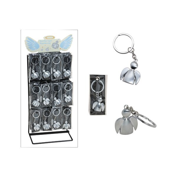 ROOST Porte-clé Ange 10010555 métal, ass. 3cm