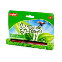 ROOST Mikroskop & Teleskop SC256 rot 11.3x2x16.2 cm