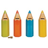 ROOST Spardose Buntstift 10014391 Keramik, assortiert...