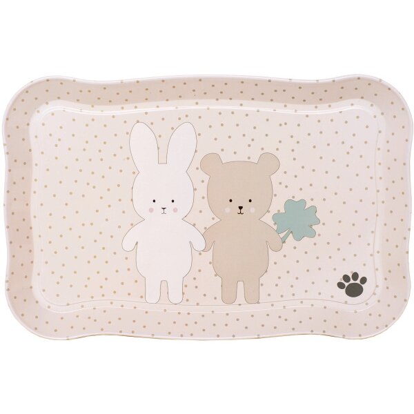 JABADABADO Service à thé G12021 Teddy & bunny 29x20x9cm