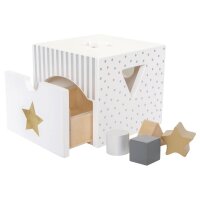 JABADABADO Sorterbox W7155 blanc 10x15x15cm