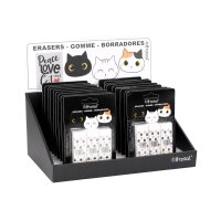 I-TOTAL Radiergummi Cat XL1895 3 pcs. 2.2x1.2x6.2cm
