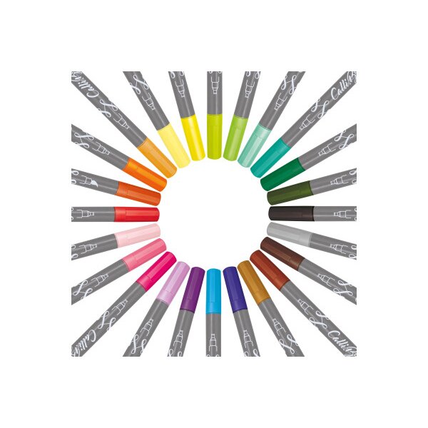 ONLINE Callibrush Pen Double Tip 2mm 19064/6 Powder