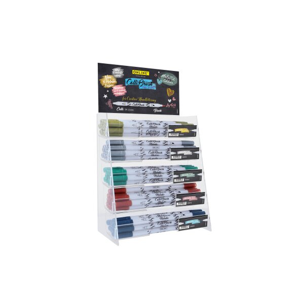 ONLINE Callibrush Display Metallic 19092 ass. 60 pcs.