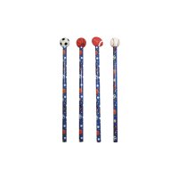 ROOST Bleistift Ballsport RET-100 Radiergummi, 4 ass.