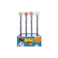 ROOST Bleistift Ballsport RET-100 Radiergummi, 4 ass.
