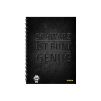 ONLINE Collegeblock noir A4 10122/9 quadrillé, 90g...