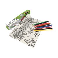 ONLINE Malrolle Dinosaurier 61044/6 inkl. 10 Farbstifte