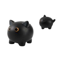 I-TOTAL Sparkasse 18x15x15.5cm XL2499 Cat black