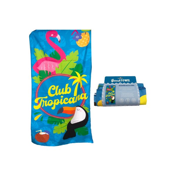 ROOST Badetuch 80x180cm BTOW01 Flamingo Club