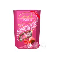 LINDT Lindor Kugeln 472633 Himbeere & Rahm 200g
