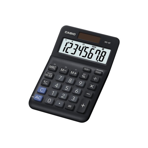 CASIO Tischrechner MS-8F schwarz