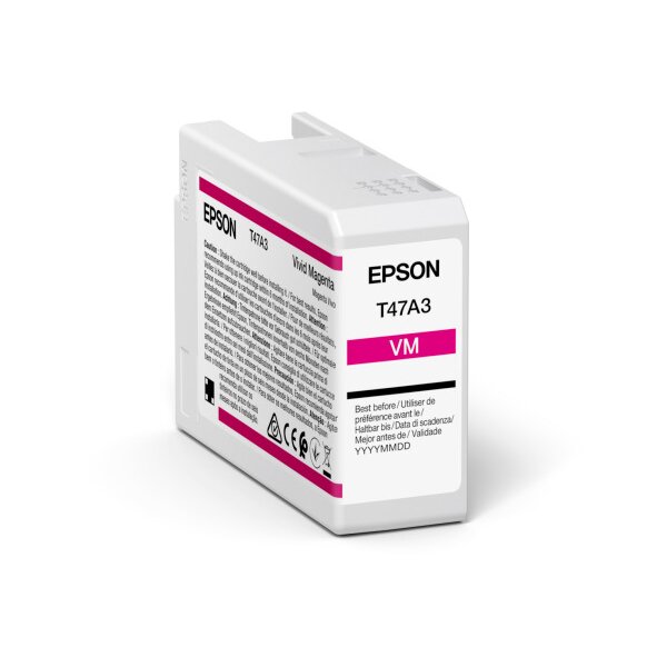 EPSON Cart. dencre vivid magenta T47A30N SureColor SC-P900 50ml