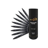 UNI-BALL Set Fineliner Pin PIN2009P noir, tube 9...