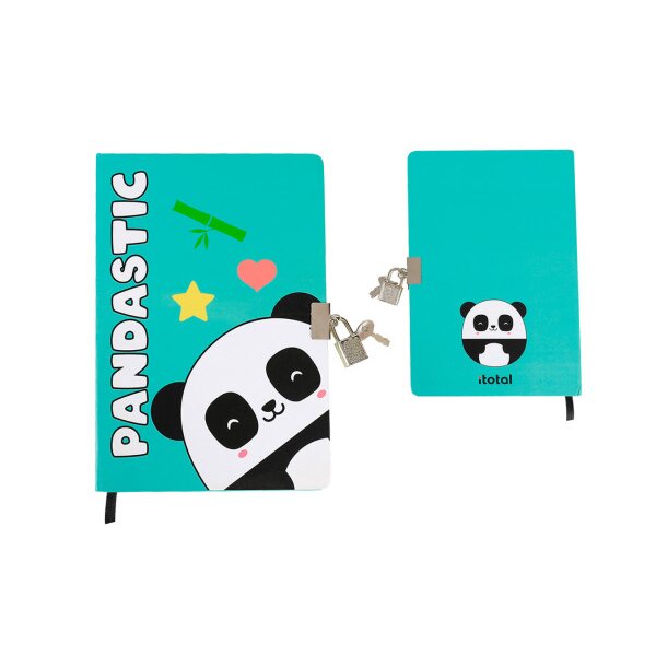 I-TOTAL Tagebuch A5 XL1844 Panda 48 Blatt