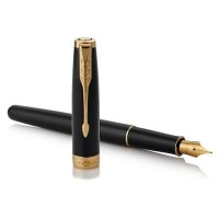 PARKER Füllfederhalter F 1931494 SONNET Black gold