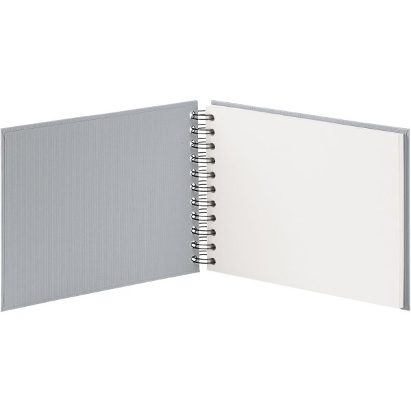 R&Ouml;SSLER Fotoalbum 19.5x14.5cm 1329452171 stone/off white