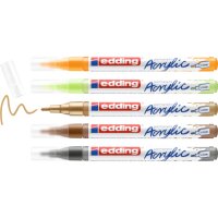 EDDING Acrylmarker 5300 1-2mm 4-5300-5S-1 Nature Set 5...