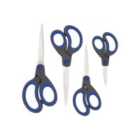 RAPESCO Ciseaux Soft-Grip 1578 4 pcs. noir/bleu