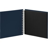 RÖSSLER Fotoalbum 18x18cm 1329452905 navy/schwarz