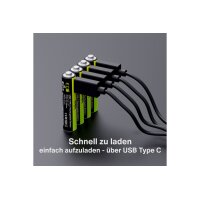 VERICO LoopEnergy Batterie USB-C 1UDBT-A3WEB2 AAA/LR03 (600mAh) 4 pièces