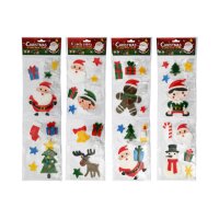 ROOST Gel-Fensteraufkleber ST804 Weihnachten 4 Motive, ass.