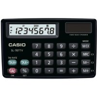 CASIO Taschenrechner SL-787TV-BK