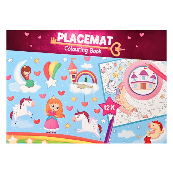 ROOST Malblock Tischset 30x42cm SC830 2 Stück assortiert