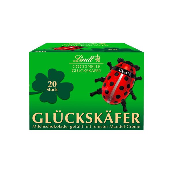 LINDT Coccinelle porte-bonheur 649740 Lait 380g