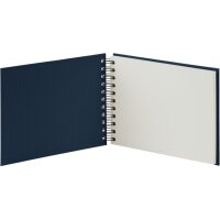 RÖSSLER Fotoalbum 19.5x14.5cm 1329452901 navy/off white