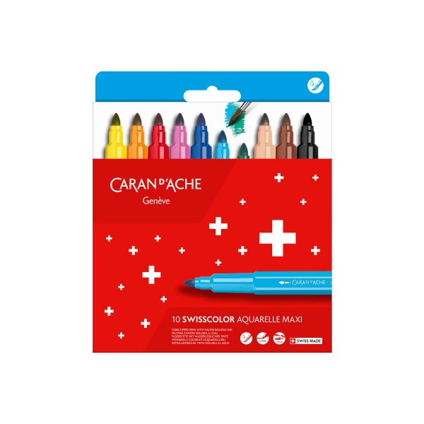 Porte-Craie Hexagonal Caran D'Ache – Recharge Pression Pour Craies & Pastels, Noir, Accessoire Art De Qualité Suisse