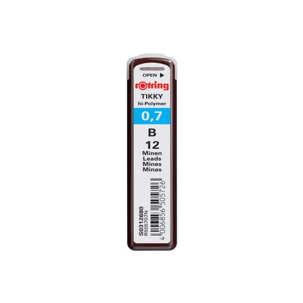 ROTRING Mine 0.7mm S0312680 Bo&icirc;te 12 pcs.