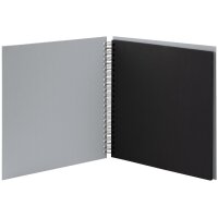 RÖSSLER Fotoalbum 29x29cm 1329452177 stone/schwarz