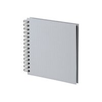 RÖSSLER Fotoalbum 18x18cm 1329452175 stone/schwarz