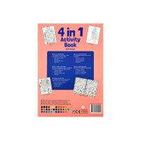 ROOST Livre dactivités colorier A4 B19295 4 in 1