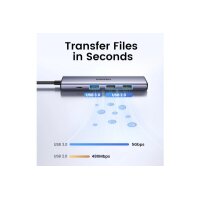 UGREEN USB-C Hub 5-in-1 15495 2 xUSB-A,USB-C,2.0,HDMI