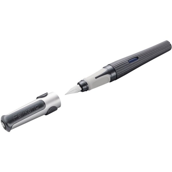 PELIKAN F&uuml;llhalter Structure M 824507 grau, Rechtsh&auml;nder