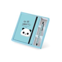 I-TOTAL Notizbuch und Stift A5 XL1812 Panda
