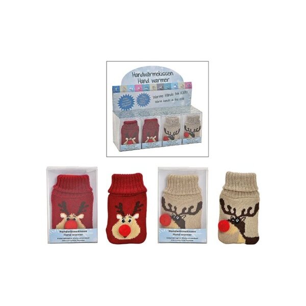 ROOST Chauffe-Mains Renne 10025387 Housse en tricot